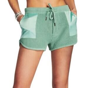 REVOLVE x SER.O.YA Coastal Preppy Knit Short Cottagecore Pastel Green NEW Sz L